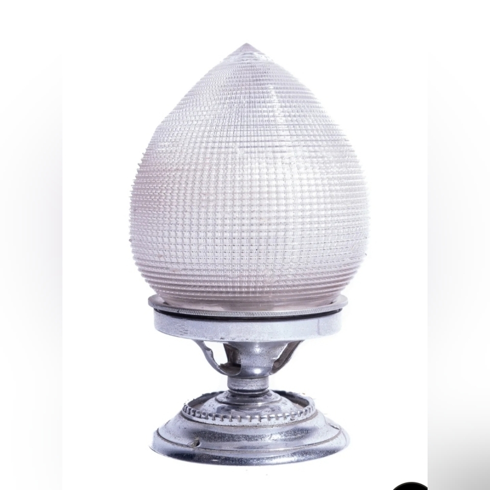 Holophane Acorn Shade Clear Glass Teardrop Light Covers - Picture 8 of 12